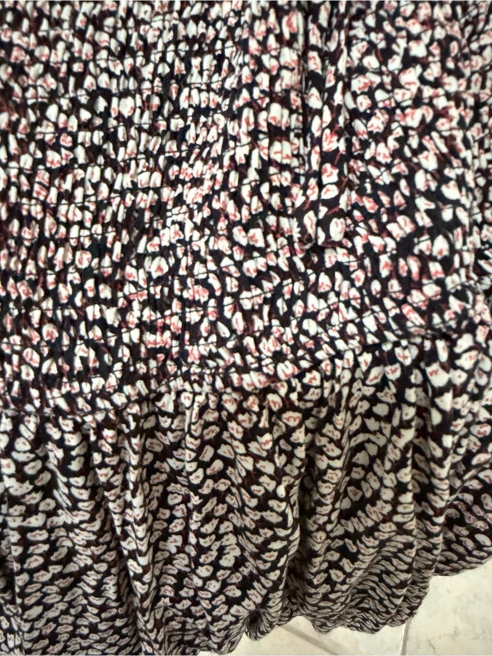 PinkBlush Smocked Floral Tiered Maxi Dress (maternity friendly!) - Picture 4 of 4